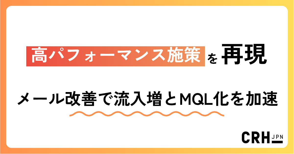 高パフォーマンス施策を再現